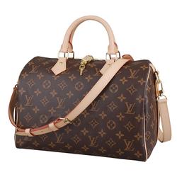 LV M41112 經典Monogram SPEEDY 30手提/斜背波士頓包(附背帶)