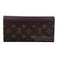 LV M60430 經典Monogram MARIE-LOU系列長型錢包(葡萄紫) product thumbnail 2