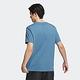 Adidas TH REF TEE [IA8112] 男 短袖 上衣 T恤 亞洲版 運動 訓練 休閒 寬鬆 棉質 藍 product thumbnail 3