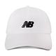 New Balance 老帽 NB Logo Baseball Cap 男款 紐巴倫 運動休閒 棒球帽 帽圍可調 白 黑 LAH91014WT product thumbnail 2