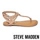 STEVE MADDEN- BRAIDED 編織羅馬繫帶平底涼鞋-米色 product thumbnail 3