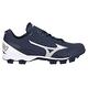 MIZUNO WAVE LIGHTREVO男棒壘球鞋-3E-寬楦 美津濃 11GP222141 丈青白黑 product thumbnail 2