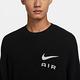 Nike 毛衣 Air Sweater 男款 黑 白 寬鬆 針織 小標 長袖 上衣 FB7726-010 product thumbnail 7