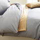Cozy inn 極致純色 淺灰 雙人6X7尺 300織精梳棉被套 product thumbnail 3