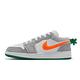 Nike Air Jordan 1 Low SE GS 大童鞋 女鞋 兔子 灰 橘 綠 胡蘿蔔 毛絨絨 DZ6333-083 product thumbnail 2