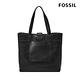 FOSSIL Tremont 真皮托特包-黑色 ZB1826001 product thumbnail 4