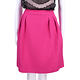 ALBERTA FERRETTI 桃紅色織紋設計及膝裙 product thumbnail 2