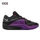 Nike 籃球鞋 KD16 EP 黑 紫 男鞋 氣墊 Vivid Purple 杜蘭特 DV2916-002 product thumbnail 6