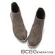 BCBGeneration 曼哈頓經典 麂皮金屬線條短筒靴-灰色 product thumbnail 3