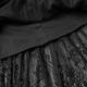 OUWEY歐薇 浪漫個性風雙層蕾絲網紗透視膝下裙(黑色；S-L)3232438214 product thumbnail 4