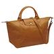 LONGCHAMP LE PLIAGE CUIR 混羊皮短把手提/斜背包(中-焦糖棕) product thumbnail 3