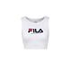 FILA 女吸濕排汗萊卡單穿背心-白色 5TKY-1314-WT product thumbnail 2