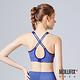 Mollifix 瑪莉菲絲 MoveFree 牛仔緩震挺胸運動BRA(藍) product thumbnail 7