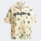 Adidas SS Aop Shirt IC3072 女 襯衫 短袖上衣 亞洲版 運動 休閒 夏日 海灘 黃 product thumbnail 5