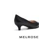 低跟鞋 MELROSE 極簡時尚純色羊皮尖頭低跟鞋－黑 product thumbnail 4