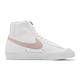 Nike 休閒鞋 Blazer Mid 77 運動 女鞋 經典款 皮革 麂皮 舒適 穿搭 高筒 白 粉 CZ1055-118 product thumbnail 3