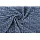 FENDI 灰藍色雙F織紋羊毛圍巾(100%LANA) product thumbnail 3