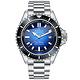 EDOX SkyDiver 海神波賽頓 1000米潛水機械錶-藍x銀(E80120.3NM.BUIDN) product thumbnail 2