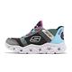 Skechers 燈鞋 S Lights Slip-Ins 瞬穿科技 中大童 黑 藍 發光 星星 童鞋 套入式 303701LBKMT product thumbnail 2