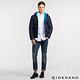 GIORDANO 男裝90%羽絨雙面穿修身連帽輕羽絨外套- 66 藍/中花灰色 product thumbnail 2