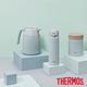 THERMOS 膳魔師 不鏽鋼按壓式真空保溫壺1000ml-迷霧綠(THV-1000-GR) product thumbnail 9