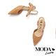 高跟鞋 MODA Luxury  優雅小時髦自然風編織尖頭高跟鞋－杏 product thumbnail 5