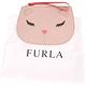 FURLA Allegra 閉眼小貓造型防刮牛皮手拿包(粉色) product thumbnail 7