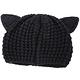KARL LAGERFELD Choupette 金蔥細節黑色貓咪造型針織帽 product thumbnail 5