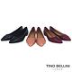 Tino Bellini 巴西進口知性品味舒足低跟鞋 _ 酒紅 product thumbnail 3