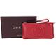 GUCCI Soho 小牛皮浮雕圖騰萬用手拿包(紅色) product thumbnail 6