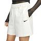 Nike 褲子 NSW Shorts 女款 白 全白 短褲 厚磅 刺繡 小勾 運動短褲 DM6729-133 product thumbnail 4