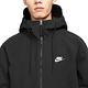 Nike 防風外套 NSW Windrunner 黑 白 保暖 男款 立領 寬鬆 連帽 長袖 DX0693-010 product thumbnail 4