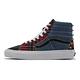 Vans 休閒鞋 Sk8-Hi 女鞋 牛仔布 丹寧 蘇格蘭紋 鉚釘 高筒 拼接 黑標 VN0A32QG9GB product thumbnail 2