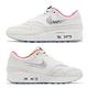 Nike 休閒鞋 Air Max 1 男鞋 女鞋 白 粉 氣墊 冰底 漸層 刺繡 FN0608-101 product thumbnail 2