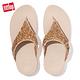 FitFlop LULU SHIMMERFOIL TOE-THONGS 經典夾腳涼鞋-女(金色) product thumbnail 4