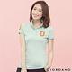 GIORDANO 女裝勝利獅王盾牌修身POLO衫 -50 港口綠 product thumbnail 5