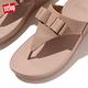 【FitFlop】LULU BOW LEATHER TOE-POST SANDALS蝴蝶結造型皮革夾腳涼鞋-女(米色) product thumbnail 6