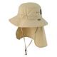 ADISI 抗UV透氣快乾撥水收納護頸兩用盤帽 AH23018 / 卡其 product thumbnail 2