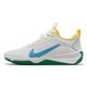 Nike 排球鞋 Omni Multi-Court GS 女鞋 白 黃 藍 綠 室內運動鞋 羽桌球鞋 FJ7719-141 product thumbnail 2