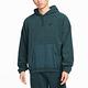 Nike 長袖上衣 Club Fleece Polar 男款 綠 黑 彈性下擺 拉鍊口袋 寬鬆 保暖 帽T FB8389-328 product thumbnail 4