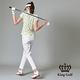 【KING GOLF】女款暢夏果香印圖造型POLO衫/高爾夫球衫-白色 product thumbnail 6
