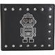 MCM Roboter 機器人鉚釘裝飾牛皮對折短夾(黑色) product thumbnail 2