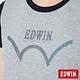 EDWIN 復古趣味配色短袖T恤-女-麻灰 product thumbnail 6