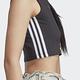 adidas 背心 女款 運動背心 慢跑 三葉草 亞規 TANK TOP 灰黑 IQ3405 product thumbnail 6