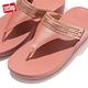 【FitFlop】LULU LASERCRYSTAL LEATHER TOE-POST SANDALS 雷射雕刻及水鑽造型夾腳涼鞋-女(玫瑰色) product thumbnail 5