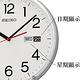 SEIKO 精工 都市時尚星期日期掛鐘(QXF104S)-白/30.3cm_SK045 product thumbnail 3