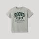 Roots女裝-運動派對系列 城市跑者短袖T恤-灰色 product thumbnail 2