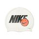 Nike 泳帽 Have A Nike Day Swim Cap 白 矽膠 成人 泳具 游泳 運動 彈性 NESSC164-100 product thumbnail 3