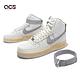 Nike 休閒鞋 Air Force 1 High 07 PRM 男女鞋 白 灰 仿舊中底 Fontanka DV4245-101 product thumbnail 8