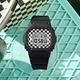 CASIO 卡西歐 BABY-G 滑板文化 酷炫格子旗 精巧纖薄方形電子錶-黑色 BGD-565GS-1 product thumbnail 3